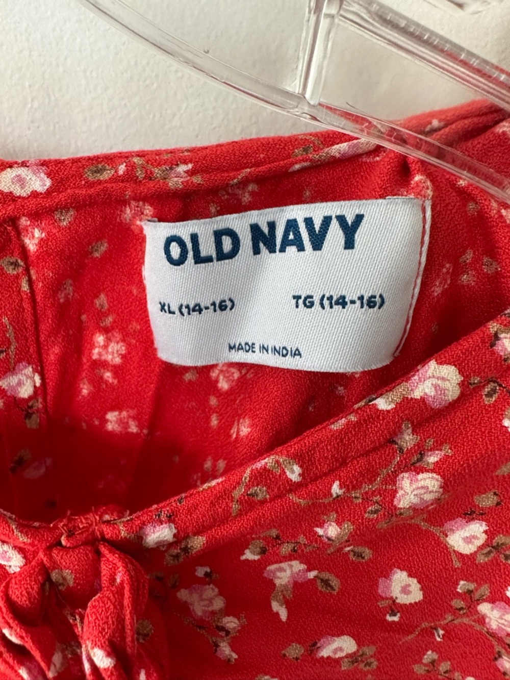 🌞Sale 3 for $15 Old Navy Red Floral Girls' XL/Casual Dress - Picture 8 of 9